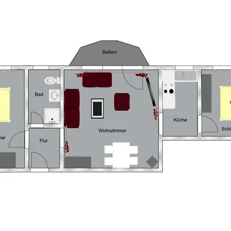 Appartement Haus A Cappella Woh C1 *